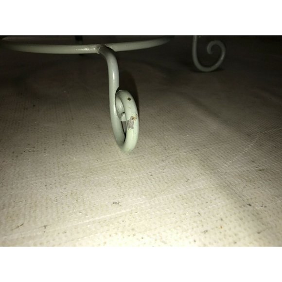 GRAPE VINE PLATE HOLDER Green Coated Metal Wire Picnic Buffet - Picture 7 of 8